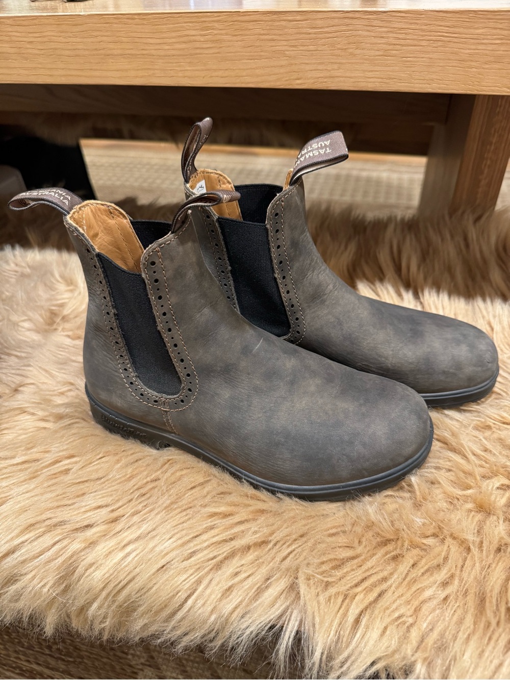 Blundstone Brown - Grey Chelsea Work Boots - Women’s